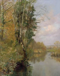 The River Frome, Morton nr Dorchester, 1901